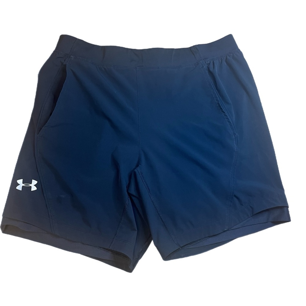 Under Armour Women’s Heat Gear Fitted‎ Shorts Size XL workout running quick dry